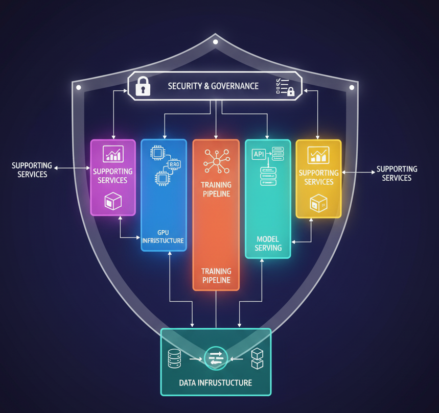 The Six Pillars of AI Infrastructure Architecture